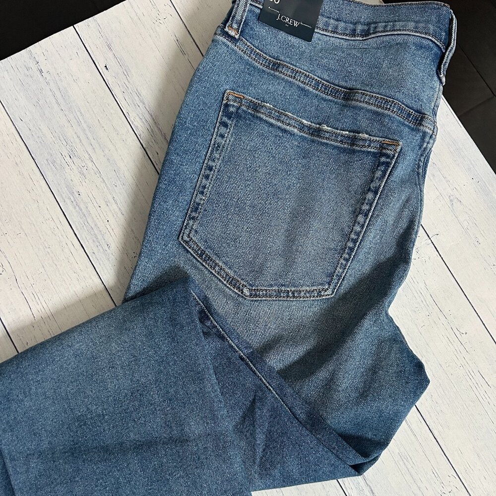 nwt J.CREW essential straight jeans 30 BT019 - Picture 2 of 2